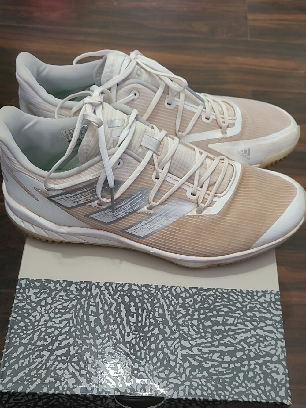 adidas Women's Athletic Shoes Beige White - Picture 2 of 11